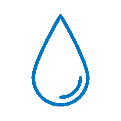 wired outline 447 water drop