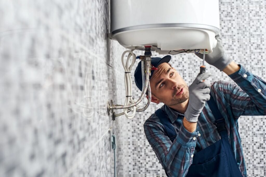 expert plumbers in stockton fixing pipe