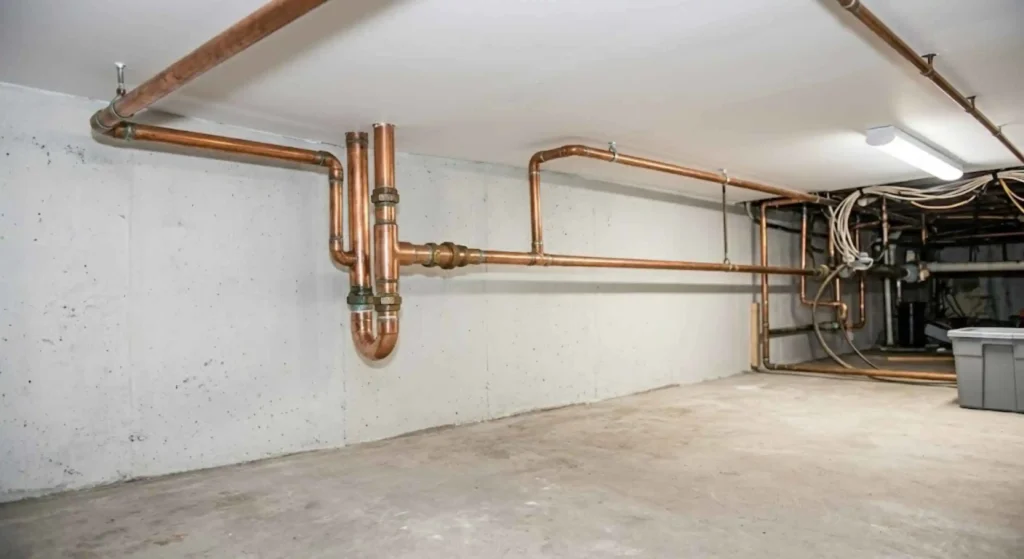 new piping installation