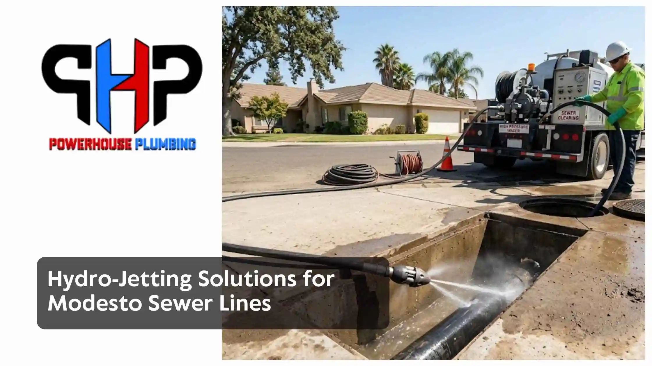 Hydro-Jetting Solutions for Modesto Sewer Lines
