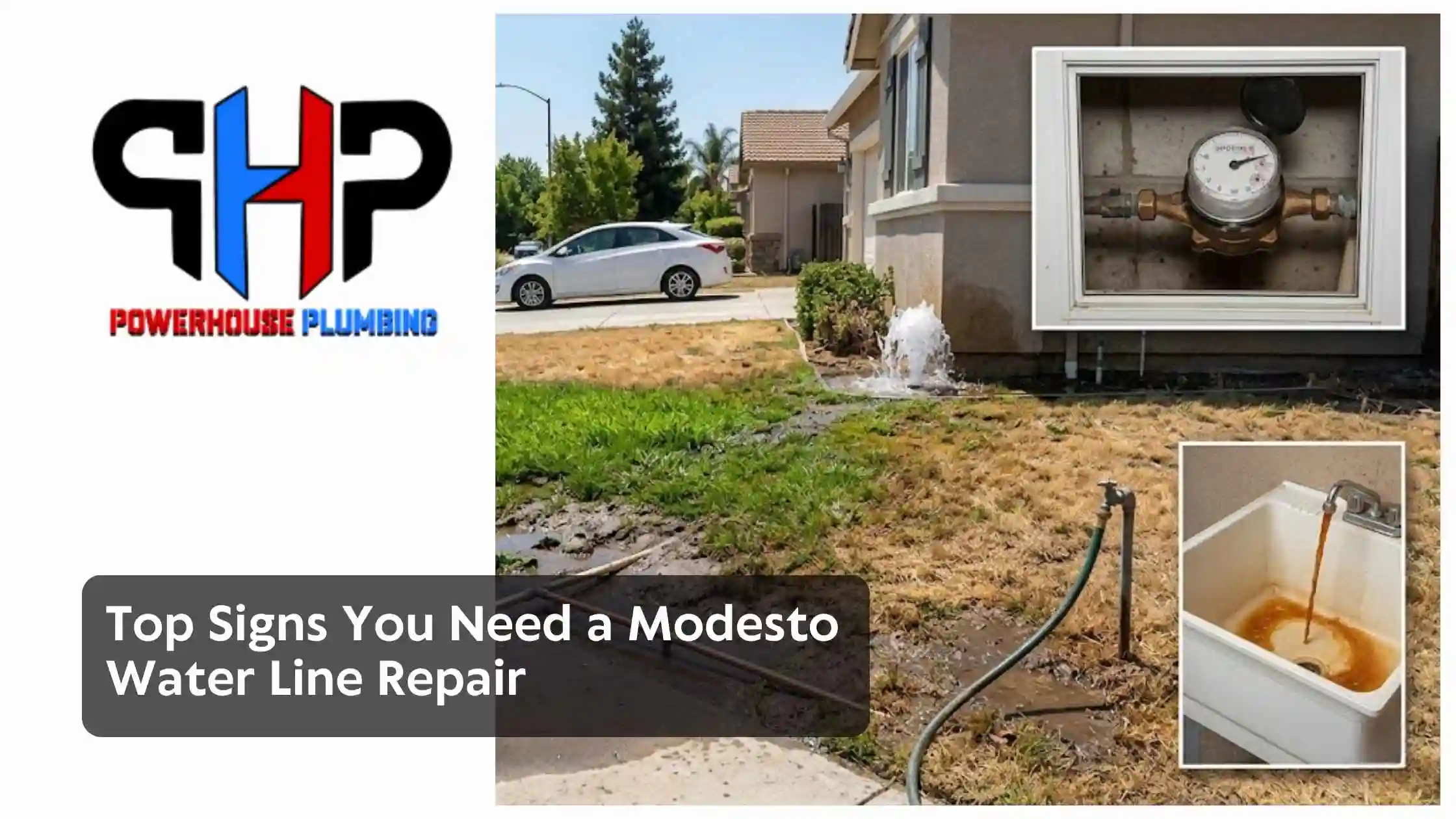 Top Signs You Need a Modesto Water Line Repair