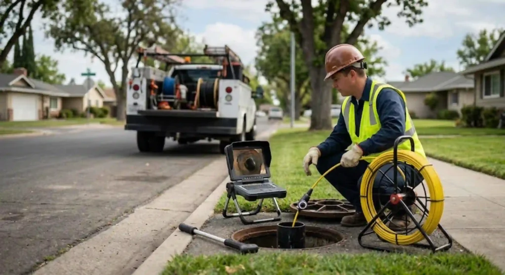 Professional sewer line inspection in Turlock