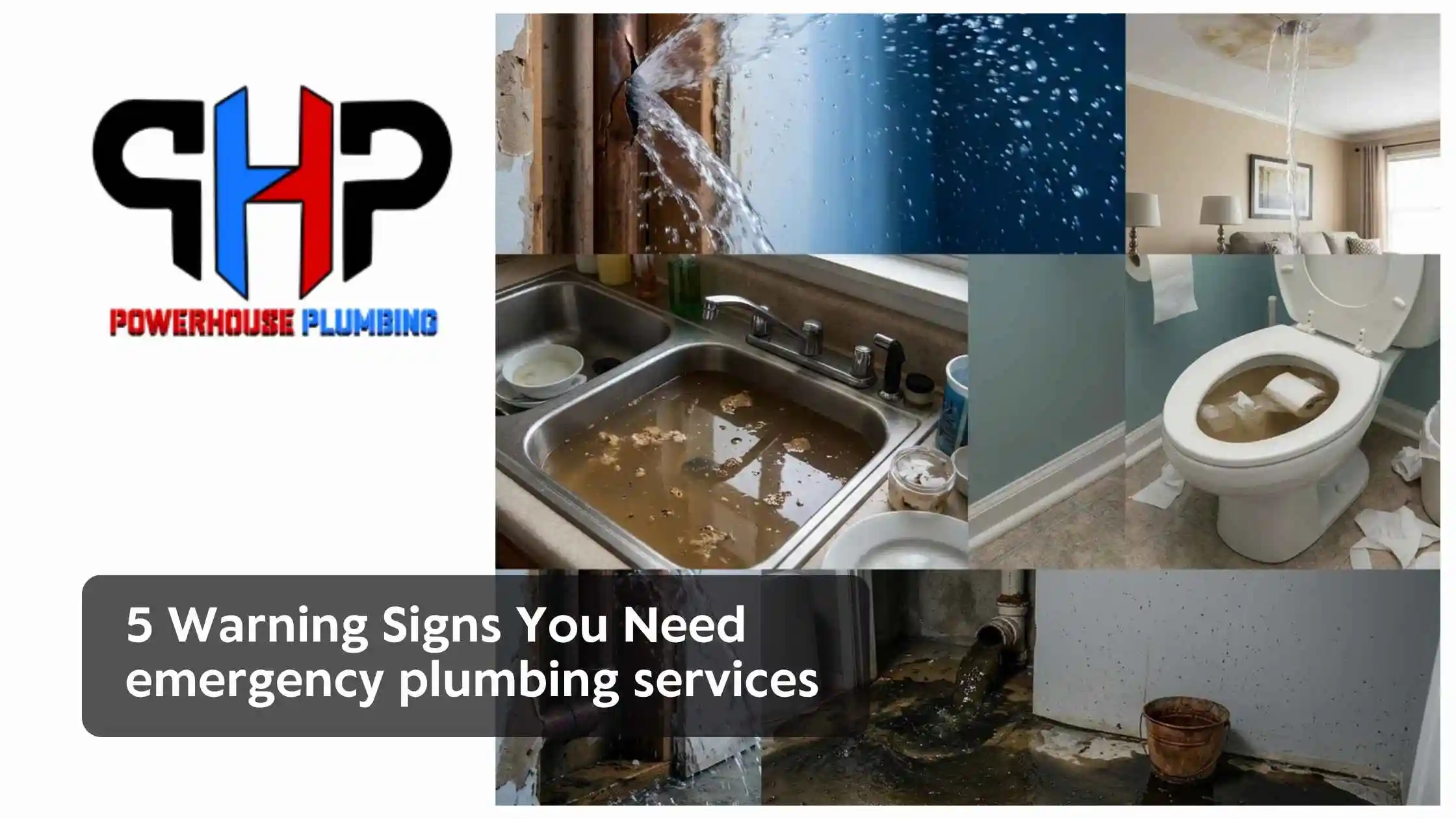 5 Warning Signs You Need emergency plumbing services